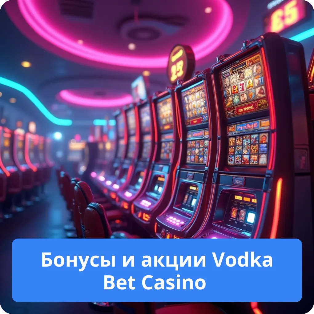 Бонусы и акции Vodka Bet Casino
